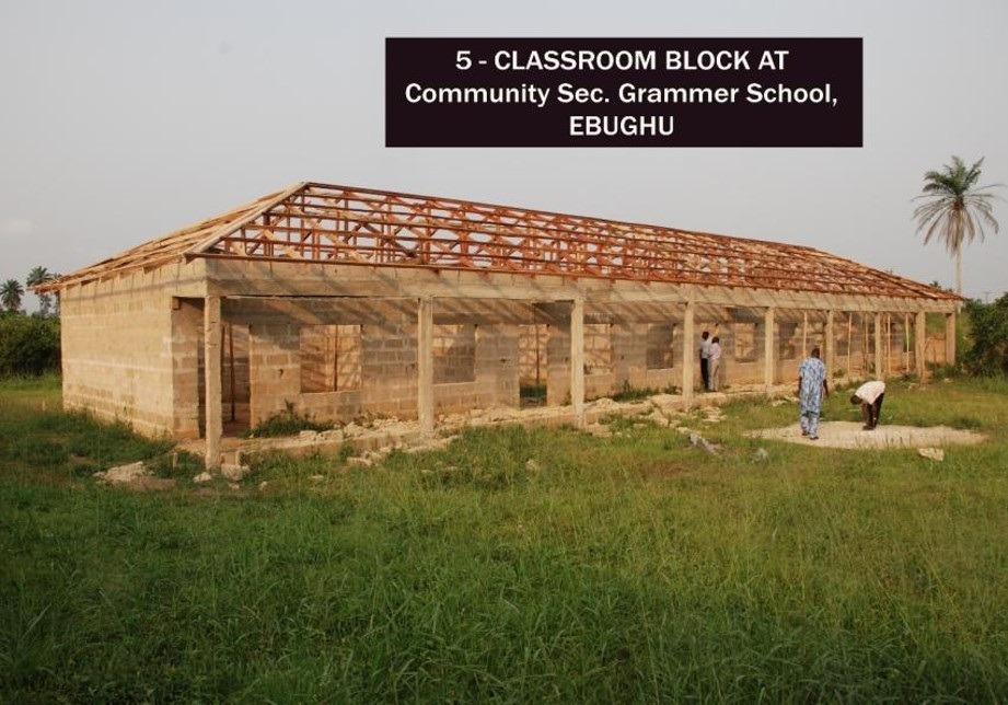 5 CLASSROOM BLOCK AT COMMUNITY GRAMMER SCHOOL EBUGHU