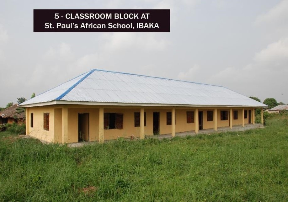 5 CLASSROOM BLOCK AT ST PAULS AFRICAN SCHOOL IBAKA 01