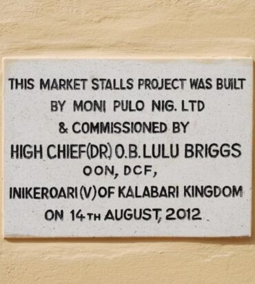 CONSTRUCTION OF MARKET STALLS COMMISSIONING