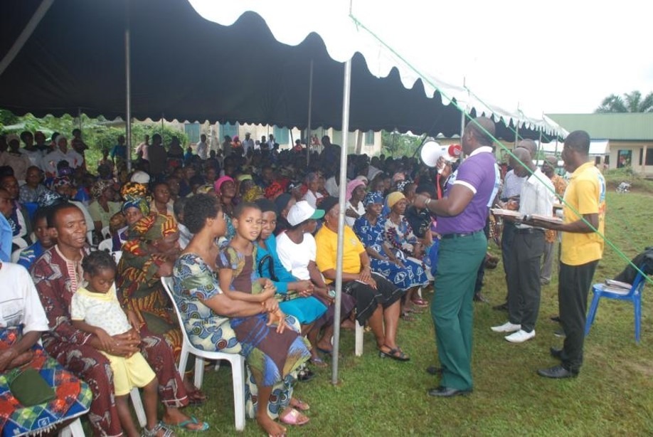 CROSS – SECTION OF 5 DAY FREE MEDICAL MISSION BENEFICICARIES IN ENWANG MBO LOCAL GOVERNMENT AREA 02