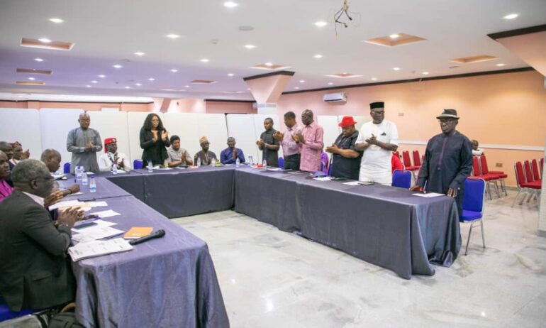 Incorporation of Abana HCDT and Inauguration of members of the Board of Trustees by the Executive Chairman of MPL, Dr. (Mrs.) Seinye Lulu-Briggs